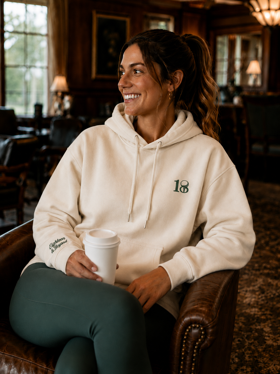 Cream 19th Hole Hoodie  view 2