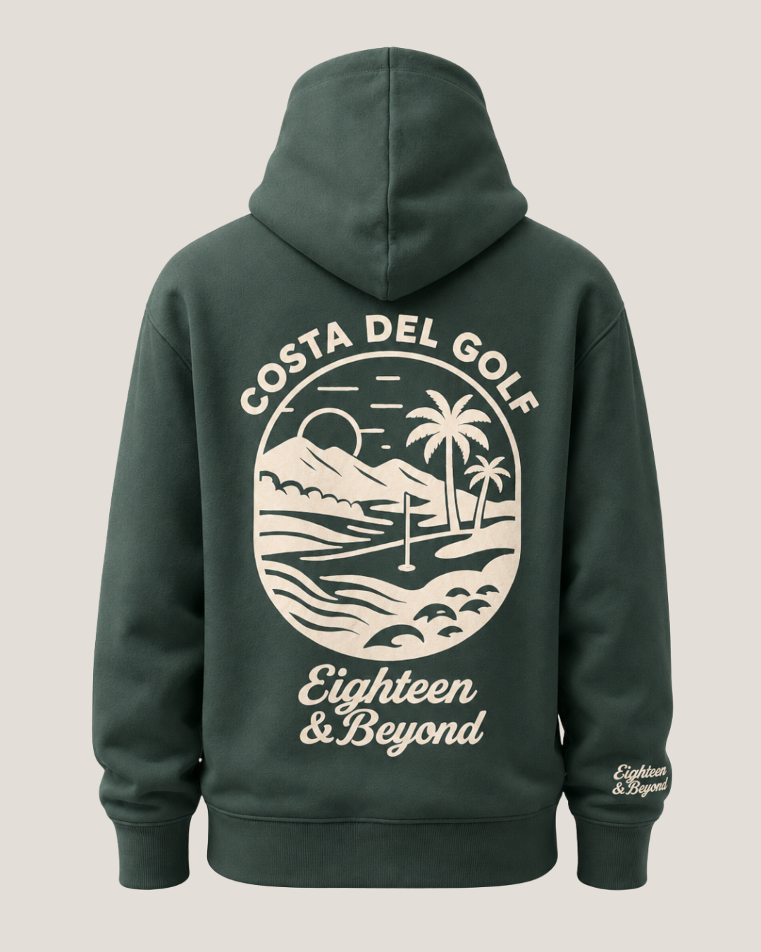 Green 19th hole Hoodie - The 19th Hole Hoodie brings a little holiday golf energy to everyday wear.
