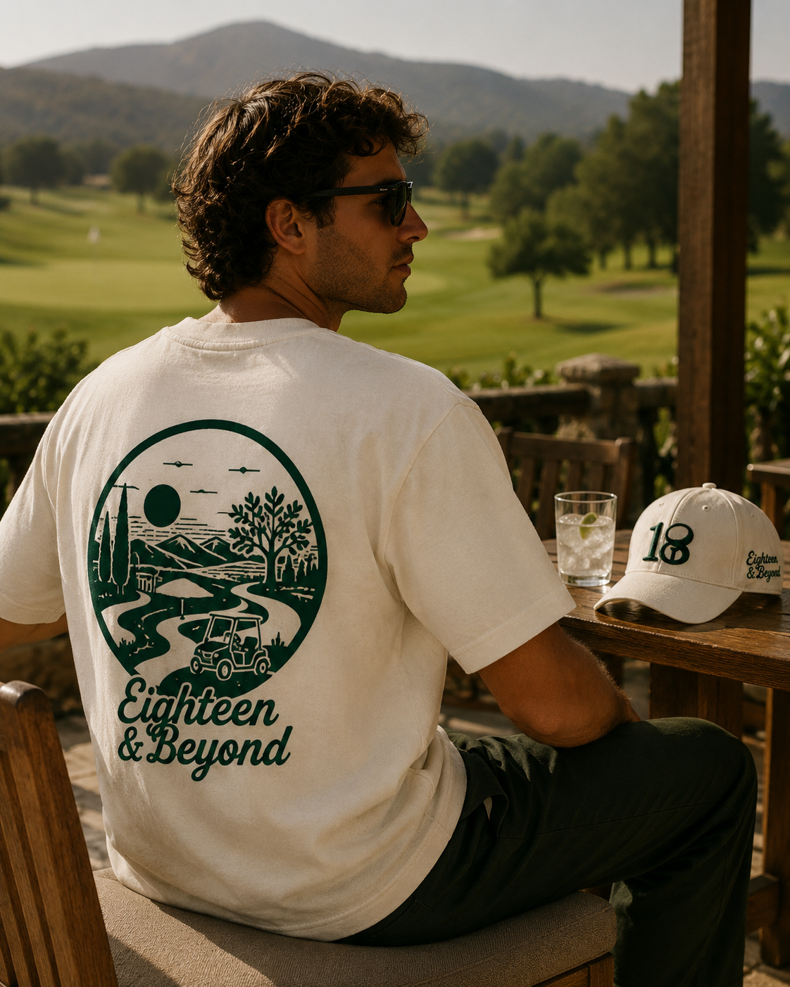 White Buggy Oversized Tee view 2