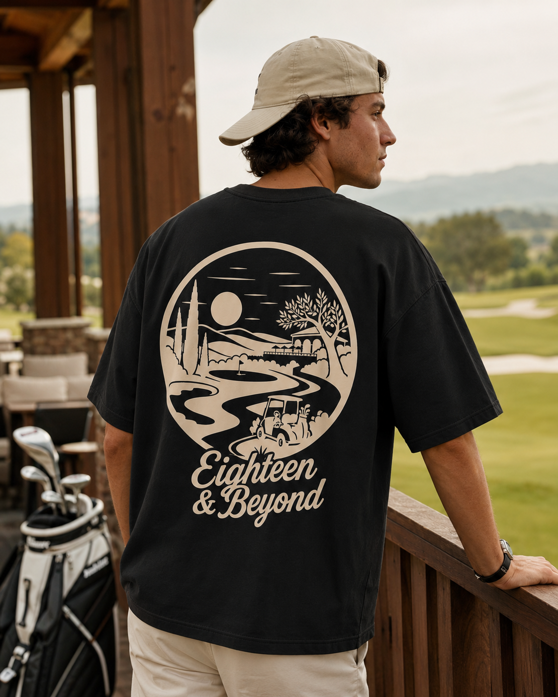 Black Buggy Oversized Tee view 2