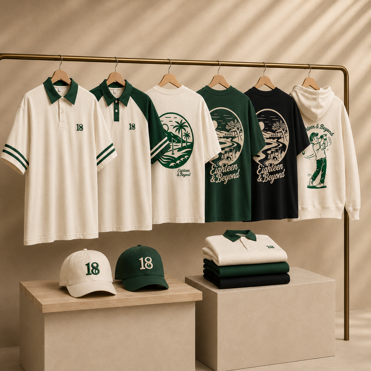 A gallery of Eighteen ad Beyond Clothing 